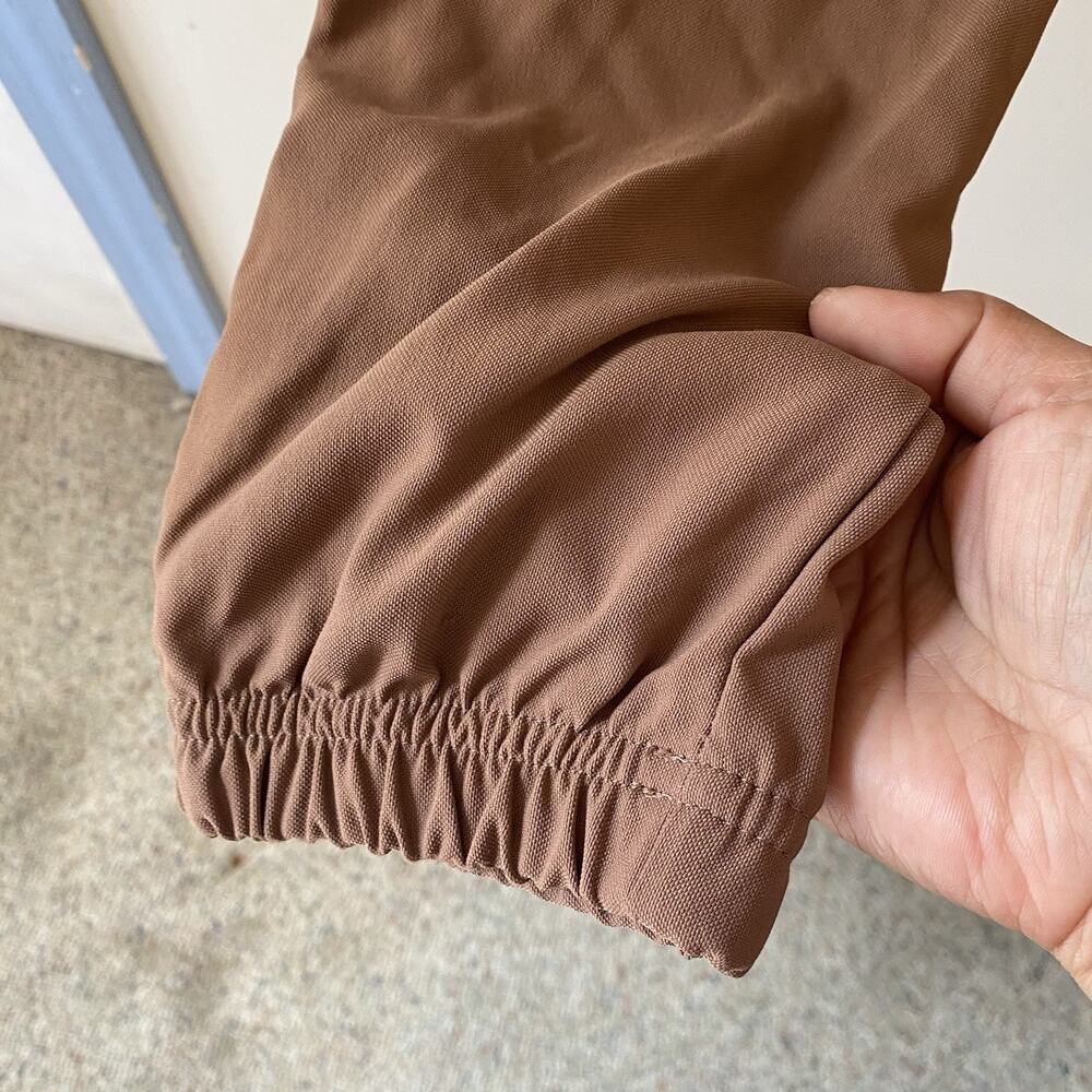 Carhartt Modern Fit Women S Work Scrub Nurse Uniform Set Brown Top & Pants - Picture 9 of 13